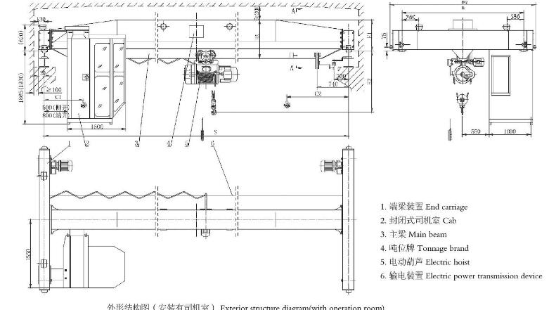 32噸電動式單梁蜜桃久久无码機性能參數